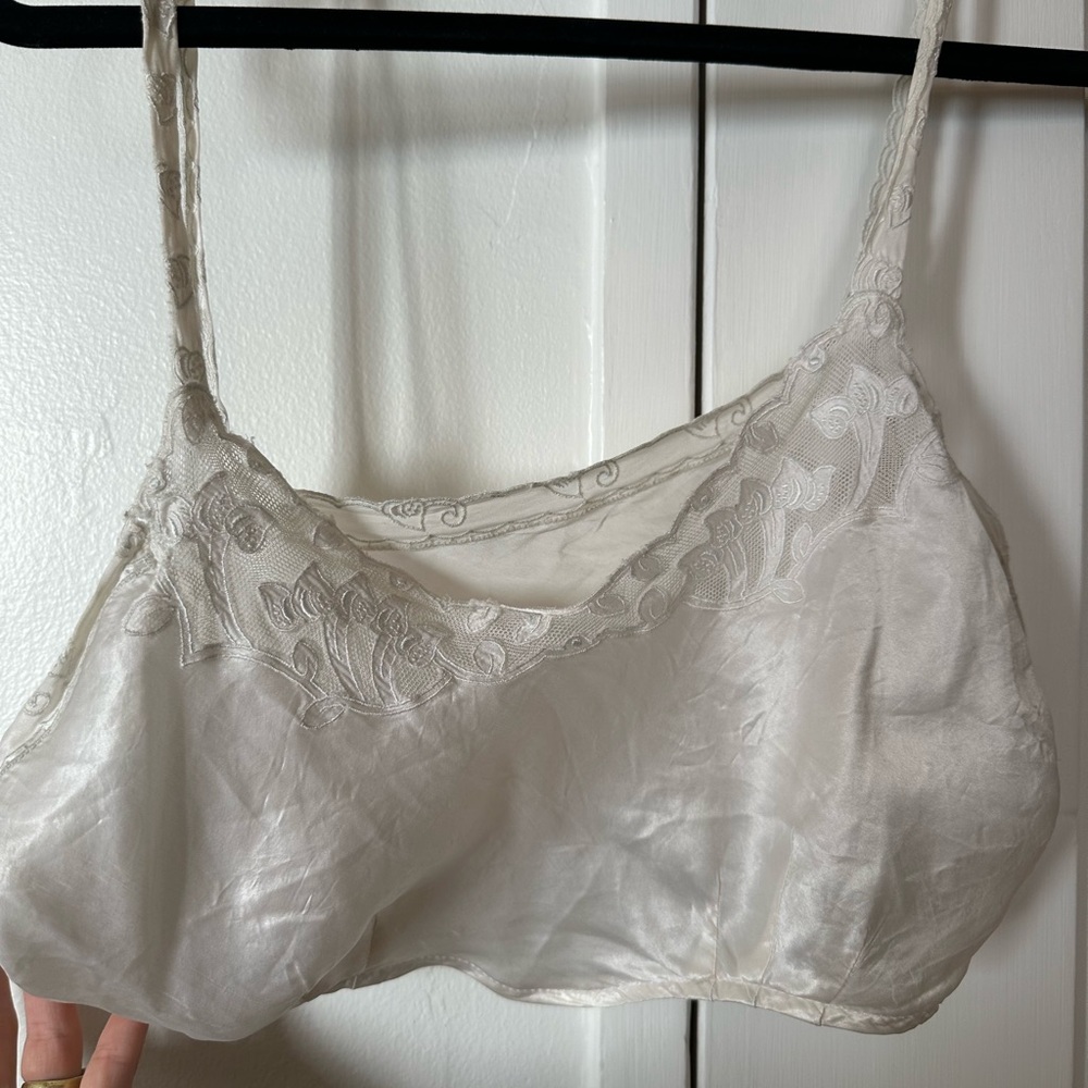 Vintage silky bralette